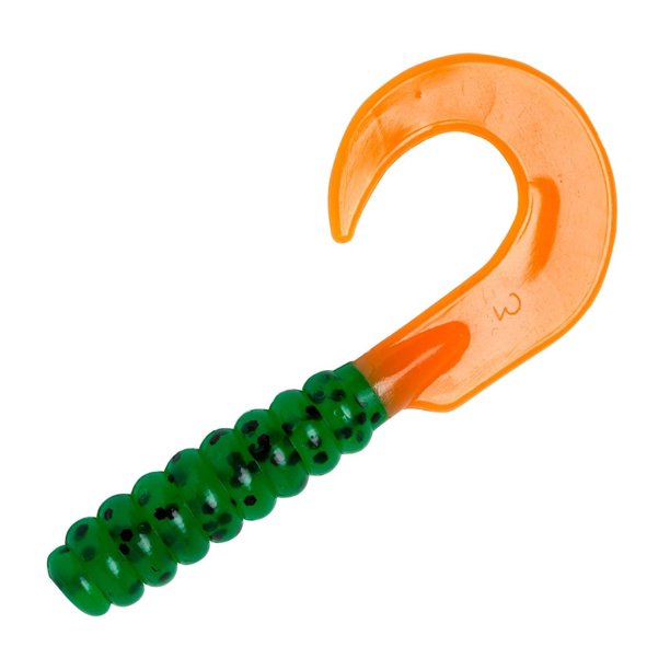 YUM WALLEYE GRUB 3" FIRETIGER