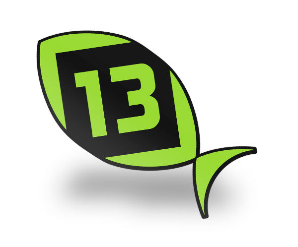 13 FISHING BLACK BETTY FREEFALL GHOST INLINE ICE REEL (RADIOACTIVE PICKLE) 2:5:1 LH