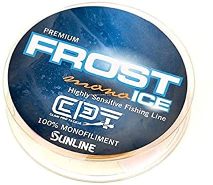 CLAM FROST MONO 110YD 1# ORANGE-CLEAR METERED