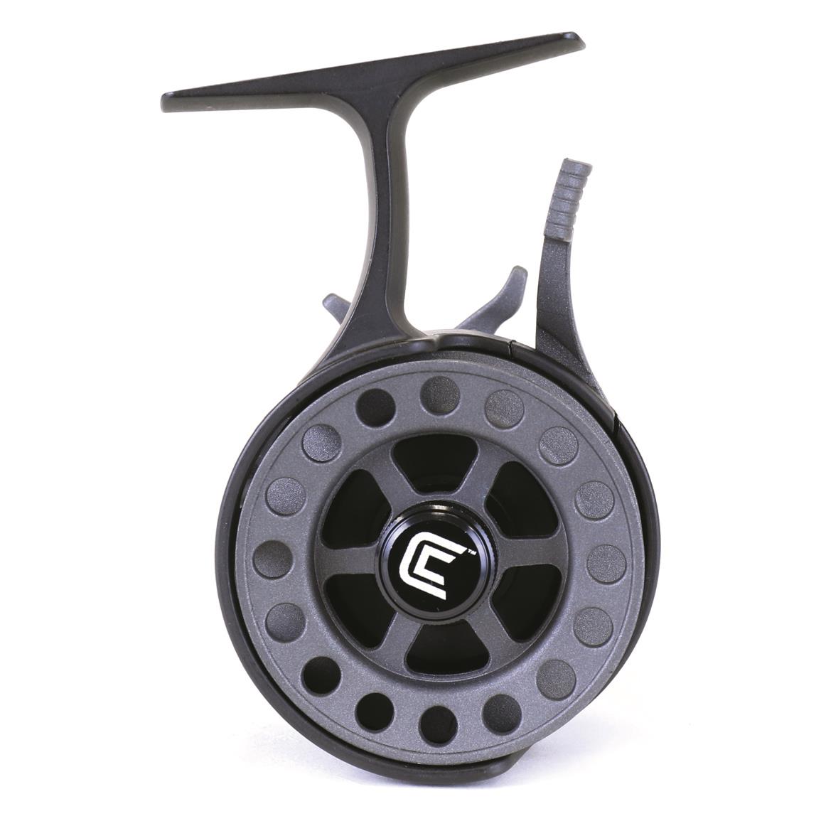 CLAM GRAVITY GRAPHITE ICE REEL