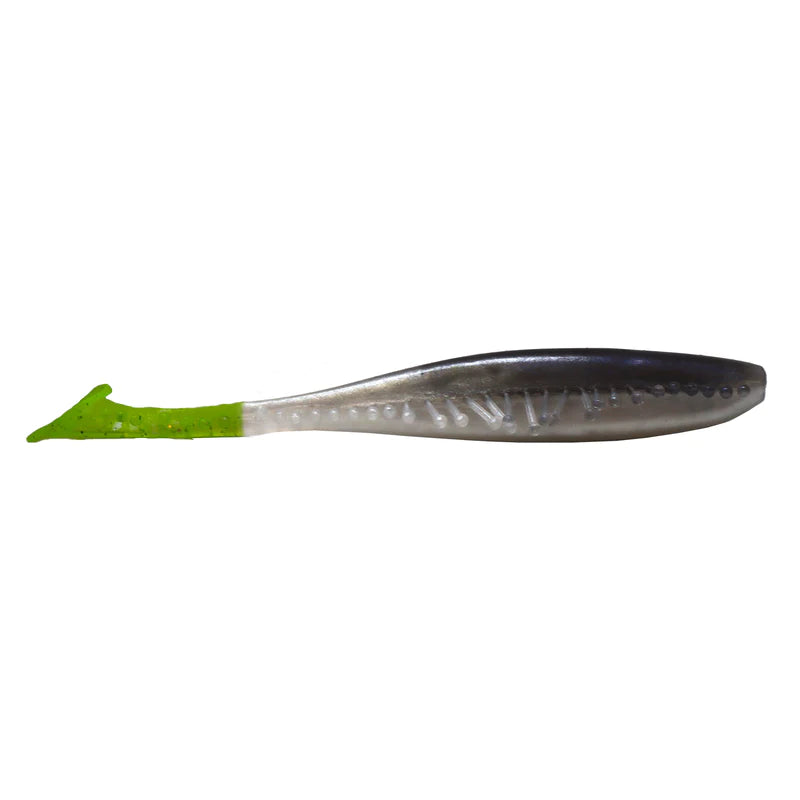 KALIN 4.8" TICKEL TAIL - CHARTREUSE SHAD
