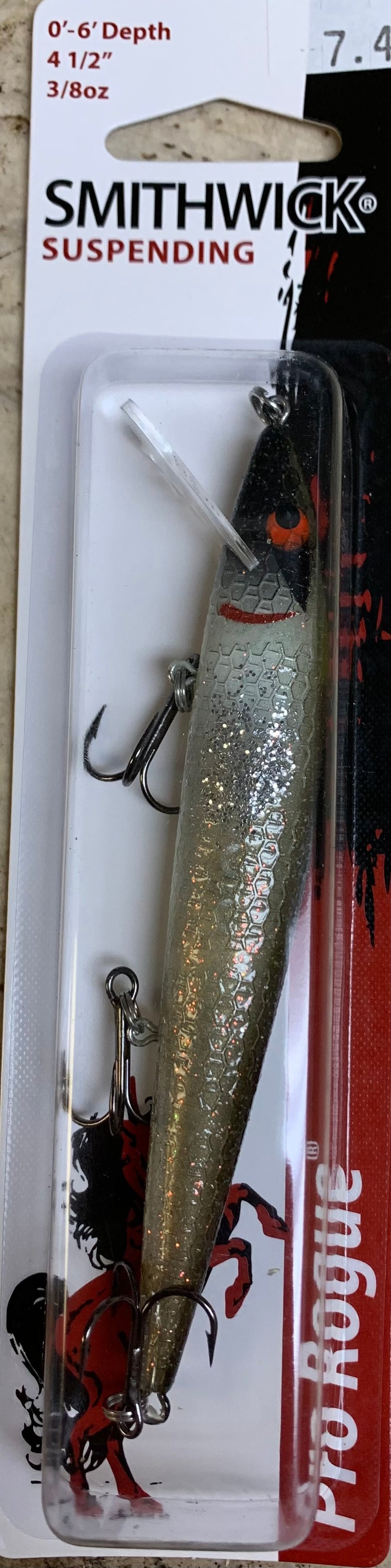 SMITHWICK SUSPENDED RATTLIN' PRO ROGUE 4.5" GOLDEN SHINER