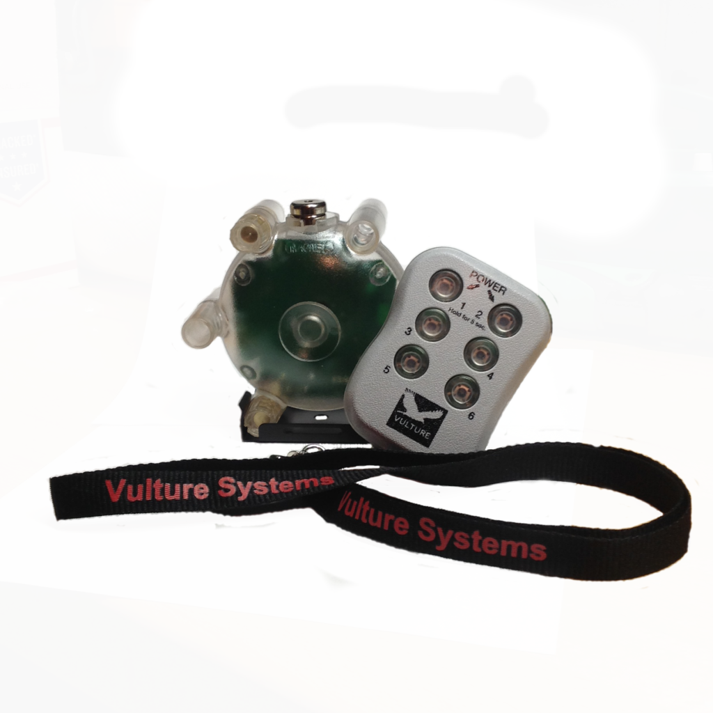 VULTURE SYSTEMS 2-WAY HANDHELD & MAGNETIC TRIGGER SENSOR CLEAR