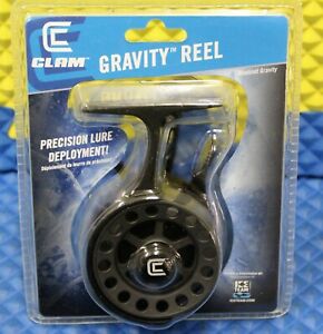 CLAM GRAVITY GRAPHITE ICE REEL